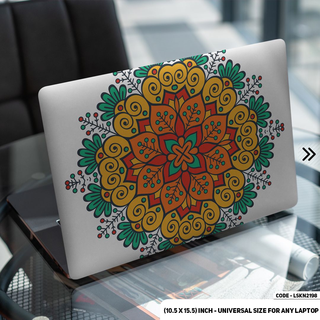 LSKN2198 - Seamless Geomatric Pattern Laptop Skin Decal Sticker For Any Kind of Laptop Waterproof Removable Laptop Sticker (10.5X15.5) - Handy Commodity