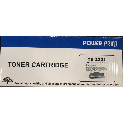 Power Print TN-2331 Toner Cartridge for Brother Laser Printer
