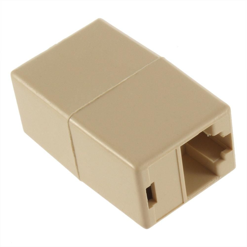 TE RJ45 CAT5 Network Cable Connector Adapter Extender Plug Coupler Joiner