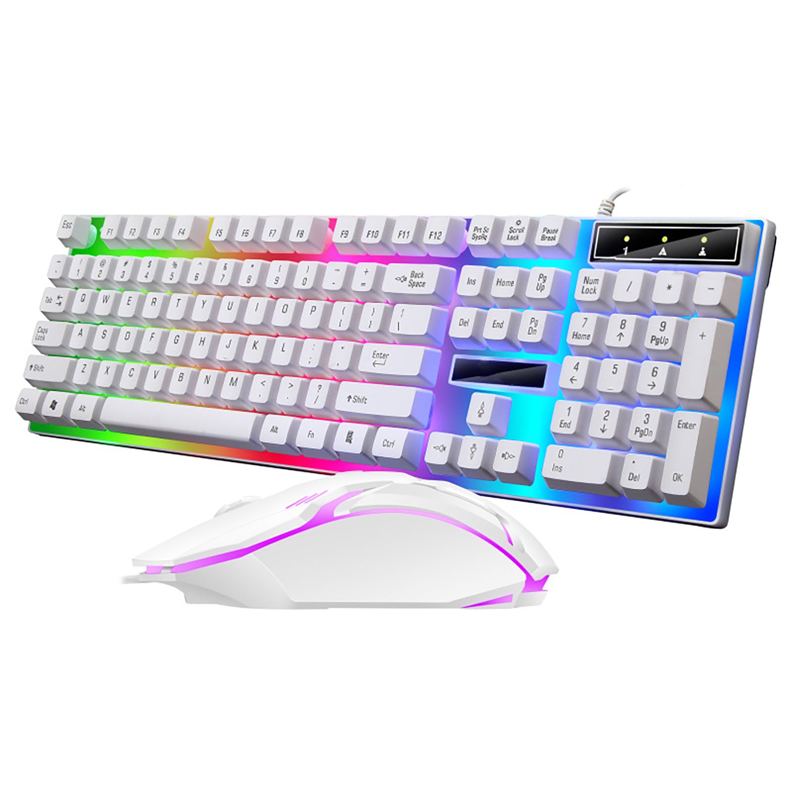 Computer Mouse HD Charter USB Wired Office Keyboard Mouse