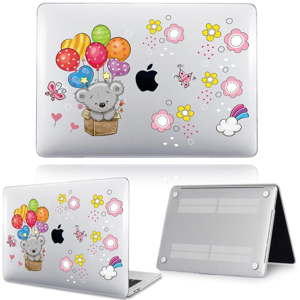 For Apple MacBook Pro 13/15/16 Inch/Macbook Air 11/13 Inch Lapto Case Transparent Hard Shell Protective Shell
