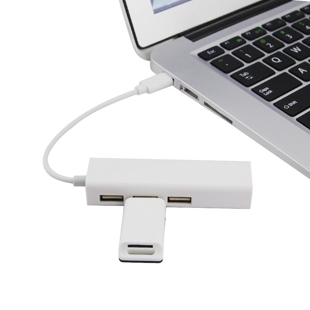 USB Ethernet Adapter Usb Hub 2.0 Type C to Network Card 2.0 with 3 Ports Splitter Adapter Expand PC Accessories For Macbook