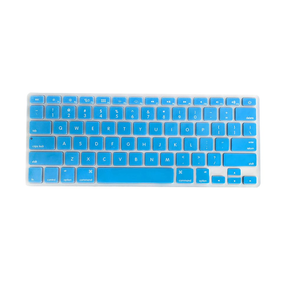 TPU Keyboard Cover Dustproof Keyboard Protective Film Compatible with Apple MacBook Air 13.3 inch A1466/A1369 Dark Blue