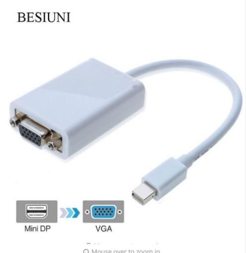 Mini displayport DP Thunderbolt to DVI VGA HDMI-compatible Converter Adapter cable for iMac Mac Mini Pro Air Book TO Monitor TV MINI DP TO VGA