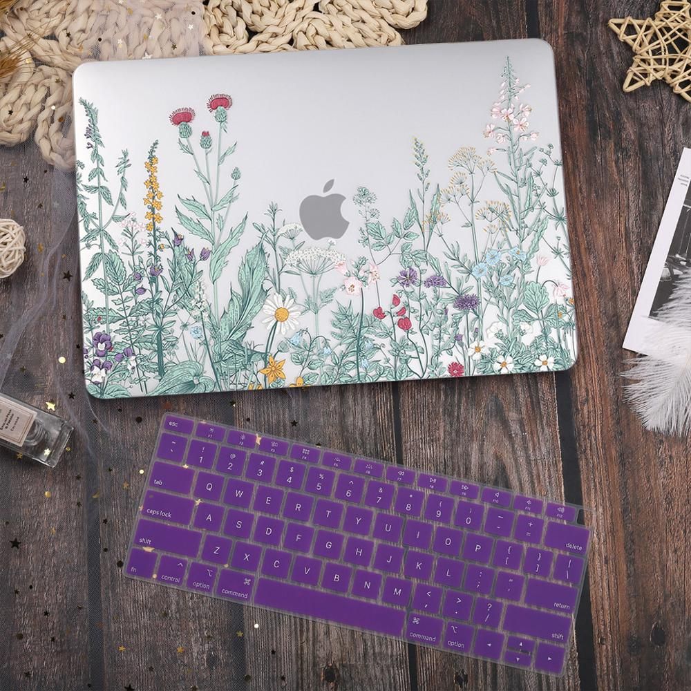 Matte Laptop Case Cover for Macbook Air Pro 13 inch 2020 A2289 Mac Book Retina Pro 13.3 15" Touch bar A1989 A2289+Keyboard Cover