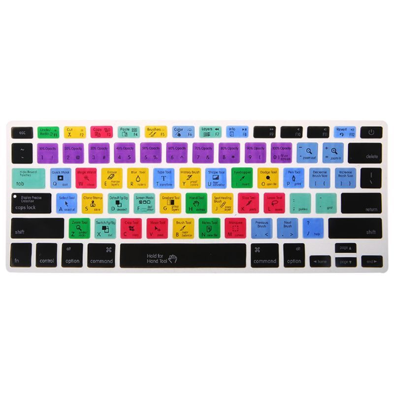 2021  English Adobe Photoshop Functional Hotkey Shortcuts Shortcut Keys Keyboard Protector Keyboard Covers