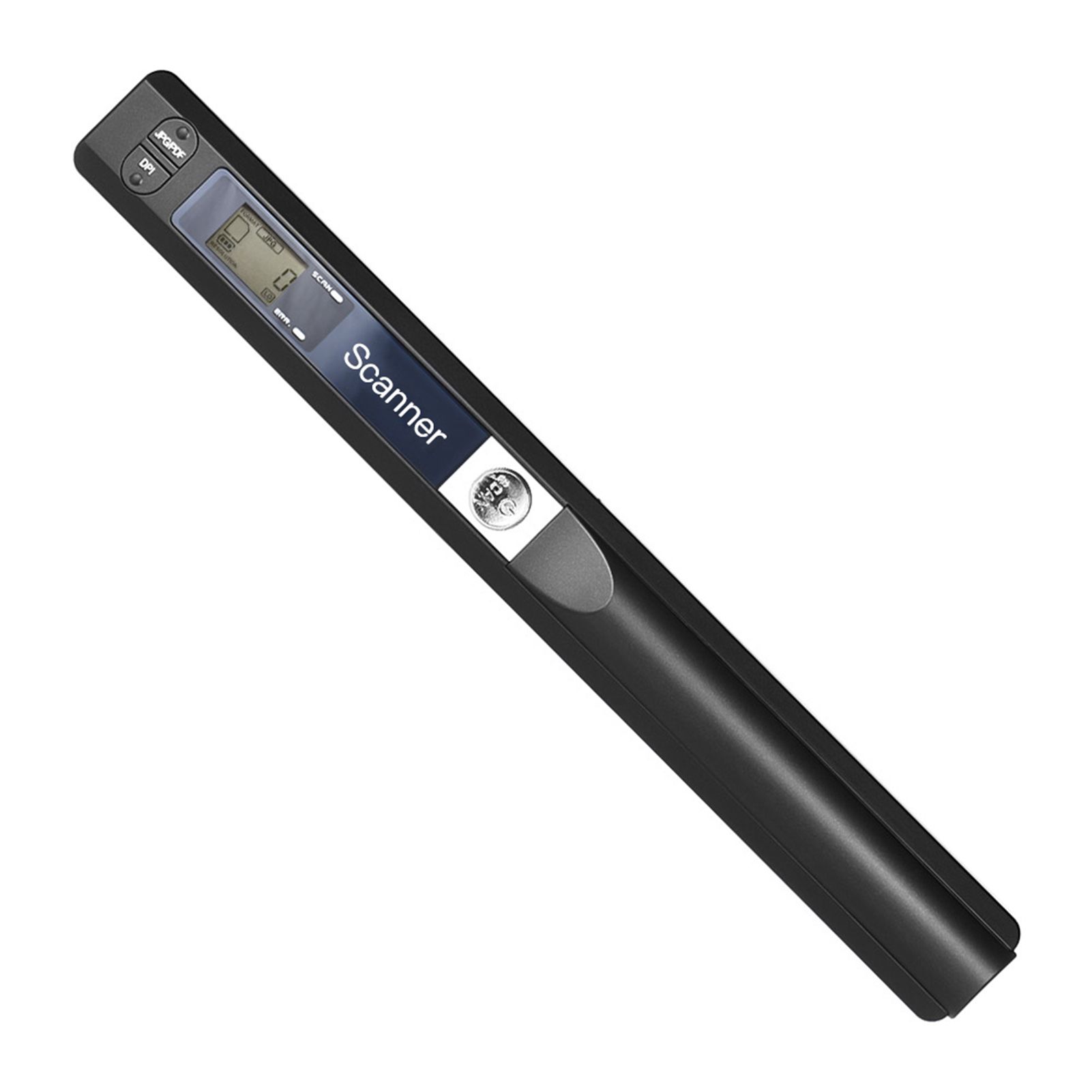 Portable Handheld Wand Wireless Scanner A4 Size 900DPI JPG/PDF Formate LCD Display with Protecting Bag for Business Document Reciepts Books Images