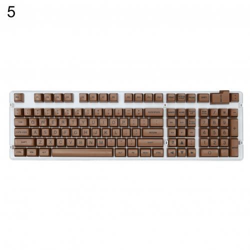 108Pcs Universal Key Caps Bright Color Backlit Keycaps for Mechanical Keyboard Replacement Key Cap Keycaps Keyboards Accessory
