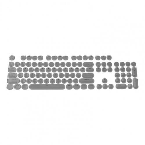 104Pcs Universal Wear-resistant Round-shape Keycaps Mechanical Keyboard Replacement Key Covers for PC Computer