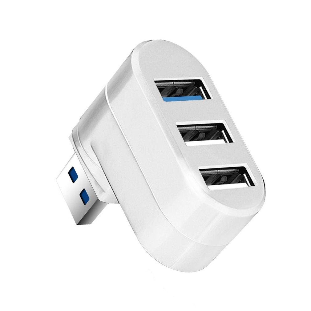 3Port Multi 3.0 USB Hub Mini USB Hub High Speed Rotate Splitter Adapter For  Notebook For PC Computer accessories（black）