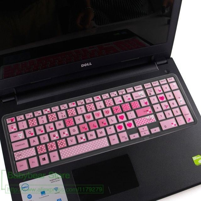 15 17 inch laptop keyboard cover skin For Dell Inspiron Ins 15 3000 5000 15CR 5547 15MR 3542 3593 5547 15C 7559 3542 5547