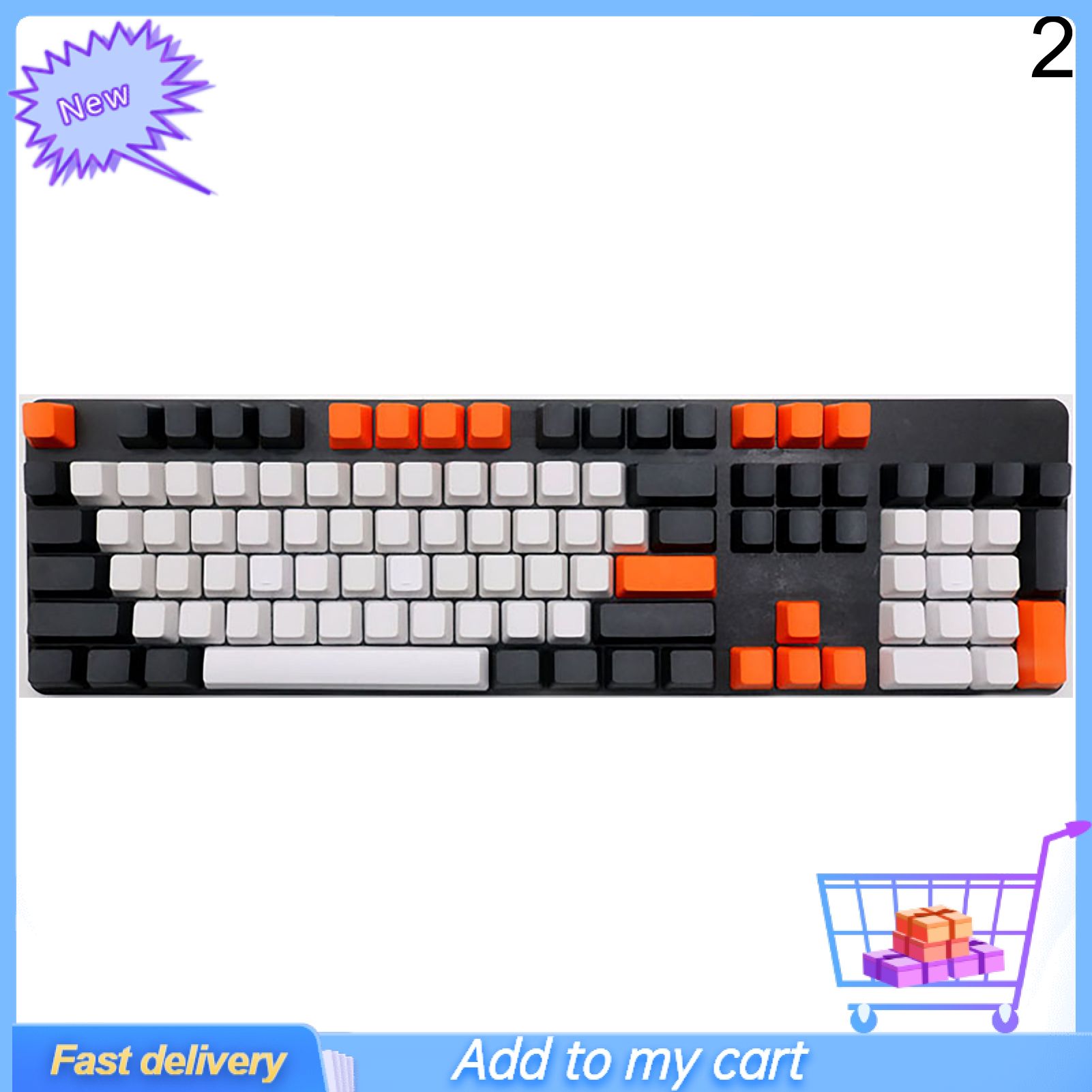 Greenbox 108Pcs PBT Lightproof No letters Key Caps Replacement for Mechanical Keyboard