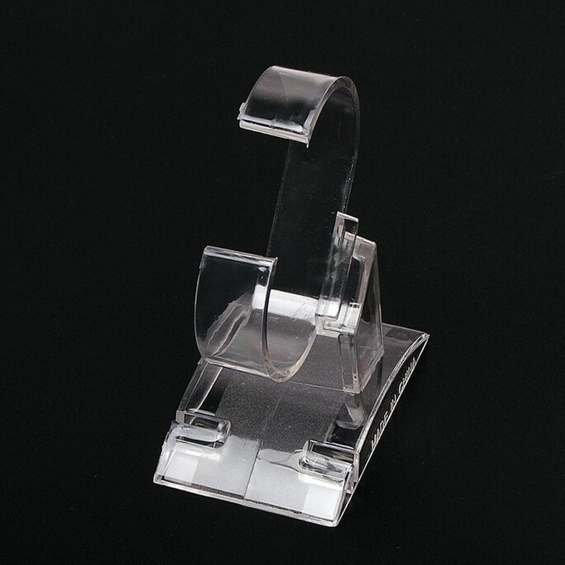 Wrist Watch Display Rack Holder Sale Show Case Stand Tool Clear Plastic