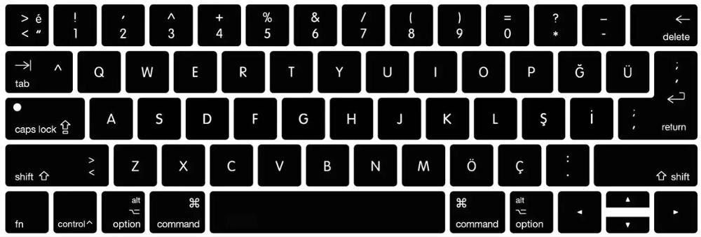 For Macbook  Pro 13" A1706 15" A1707 With Touch Bar 2016 US/EU Silicone Turkish Swedish French Hebrew Keyboard Cover Skin