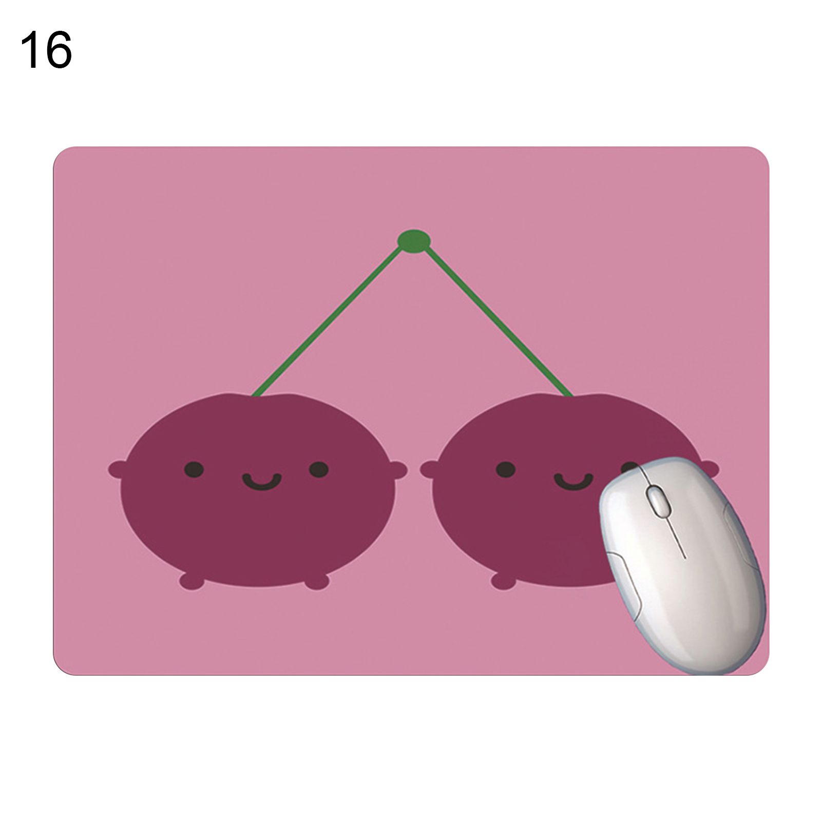 Mouse Mat Wear-resistant Fruit Vegele Pattern Desk Gaming Mousepad Wrist Rest