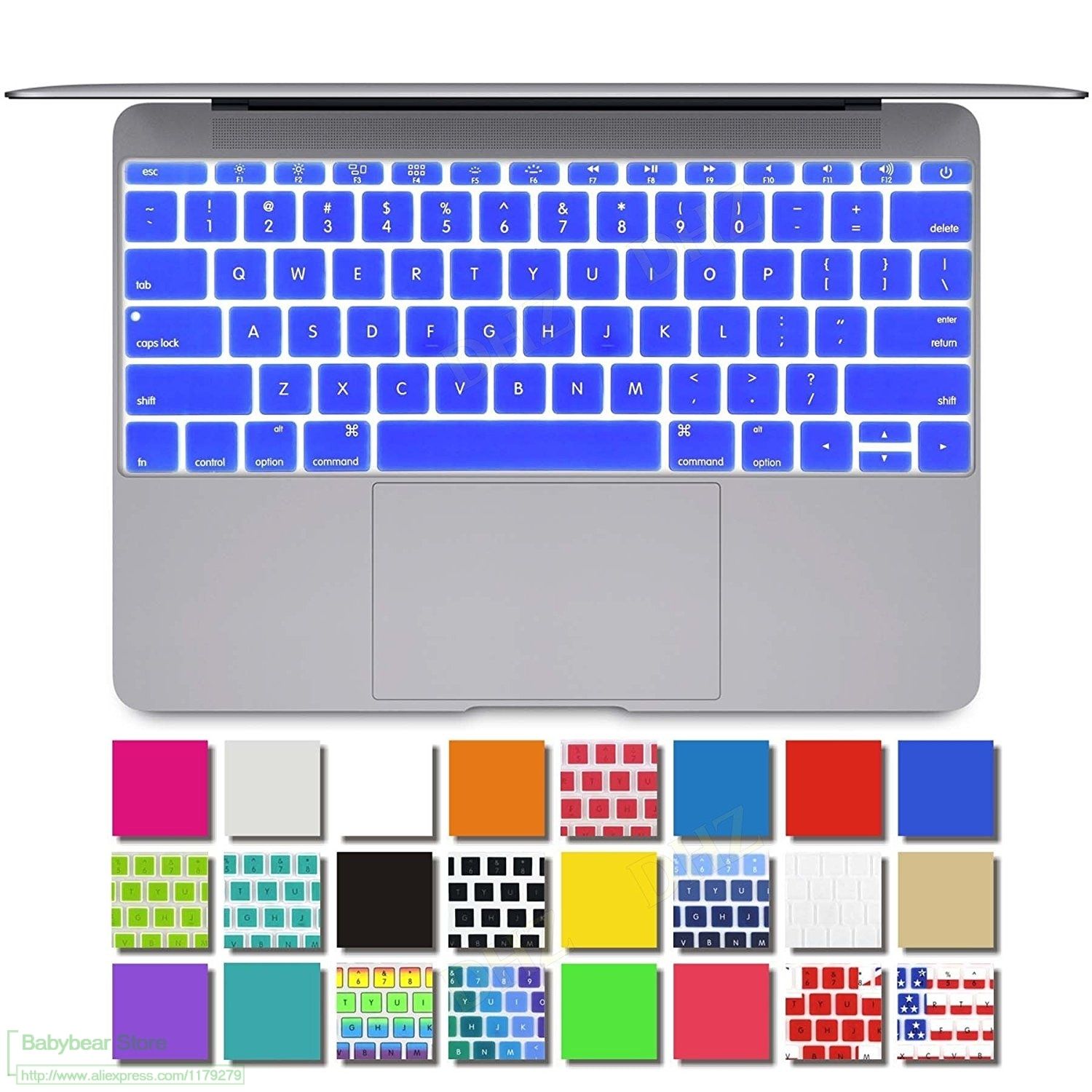 For Apple Macbook Pro 13" Inch Keyboard Skin Cover Protector  2020 Us Version A1708 (No Touch Bar) For Mac Book Pro 13.3 1708
