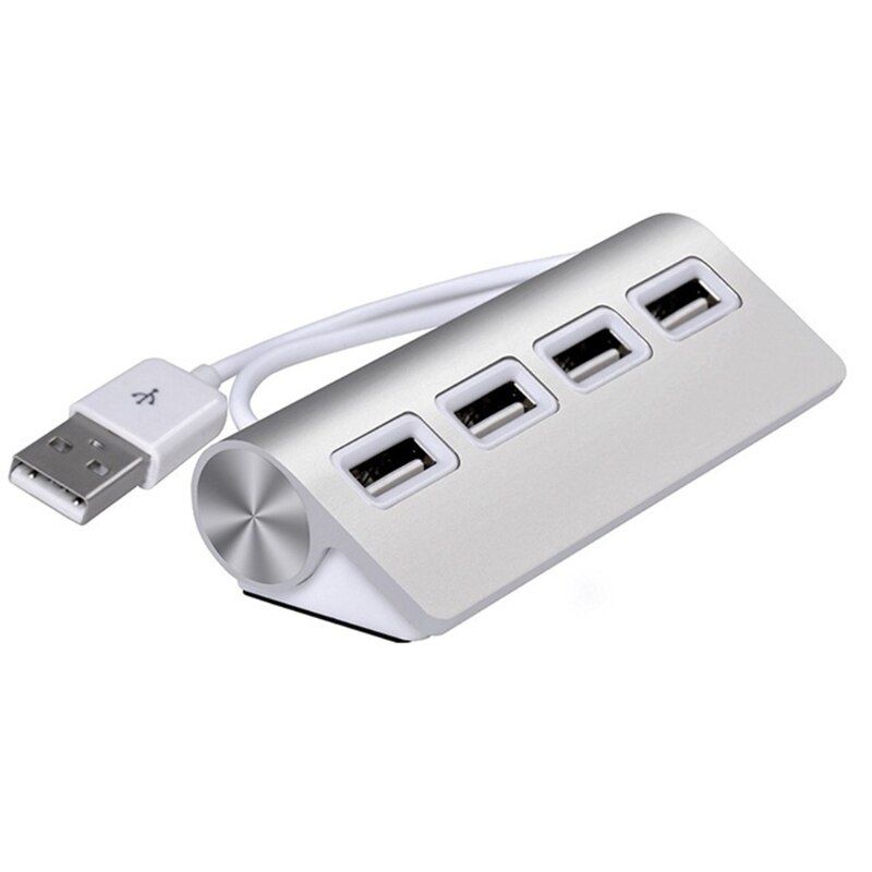 Aluminum USB 3.0 2.0 Hub Multi-USB Splitter Adapter 4 Ports High Speed Mini Multiple Usb3.0 HUB Port Expander for PC