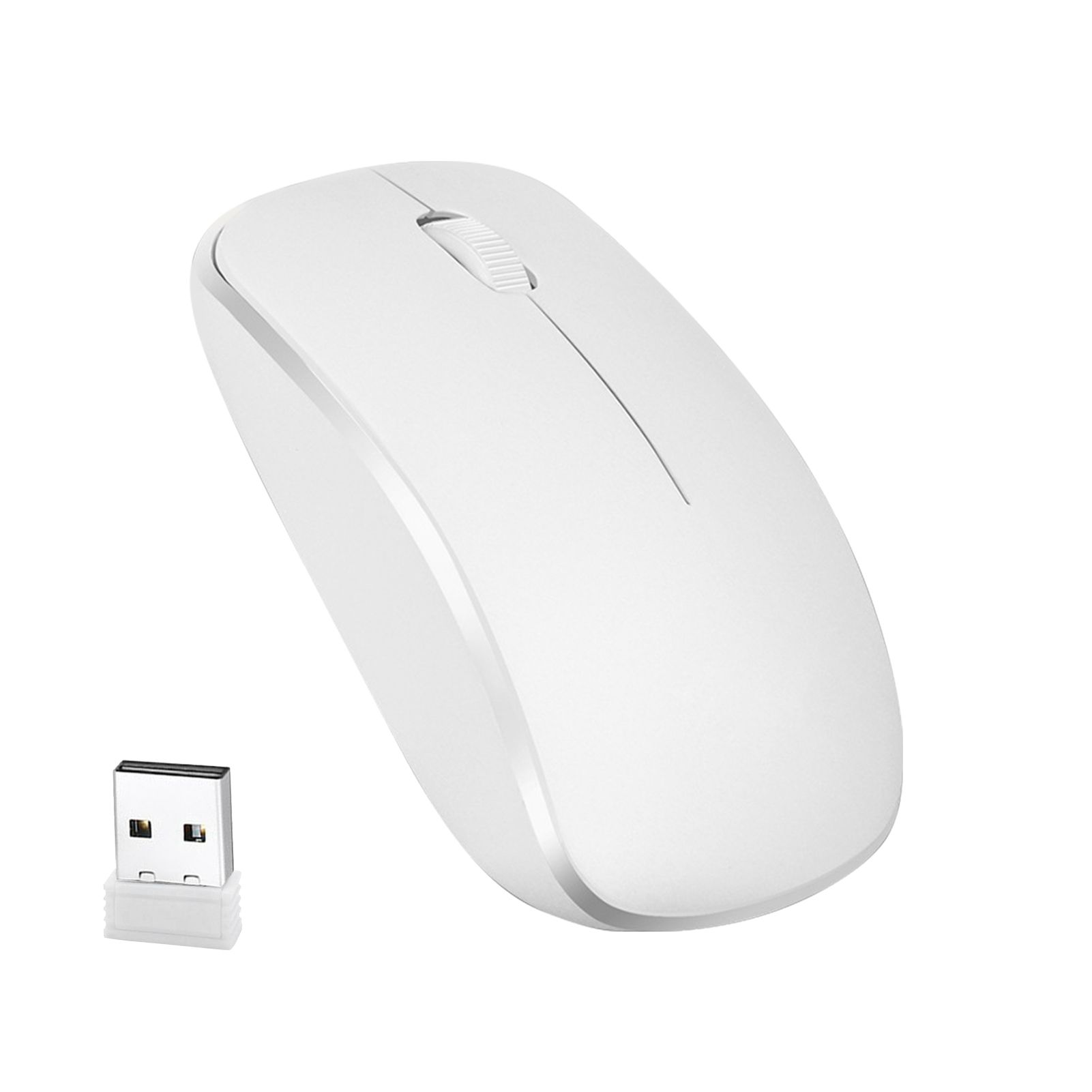 GreenForest T12 Wireless Mouse 2.4G 1200DPI Mini Ergonomic Rechargeable Computer Silent Gaming Mouse for PC