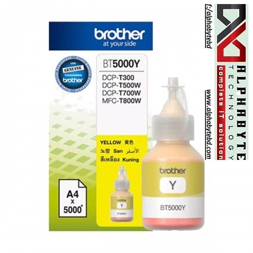 Brother BT5000Y Yellow Ink Bottle