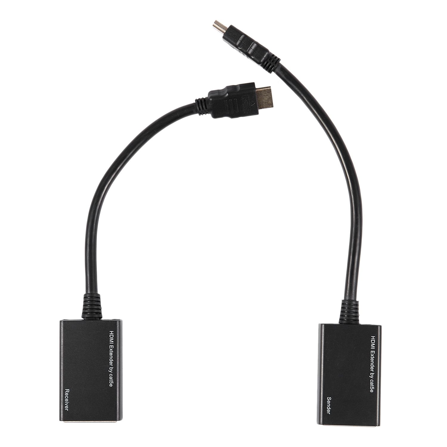 Individual HDMI Over RJ45 CAT5e CAT6 UTP LAN Ethernet Extender Repeater 1080P 3D to 100ft