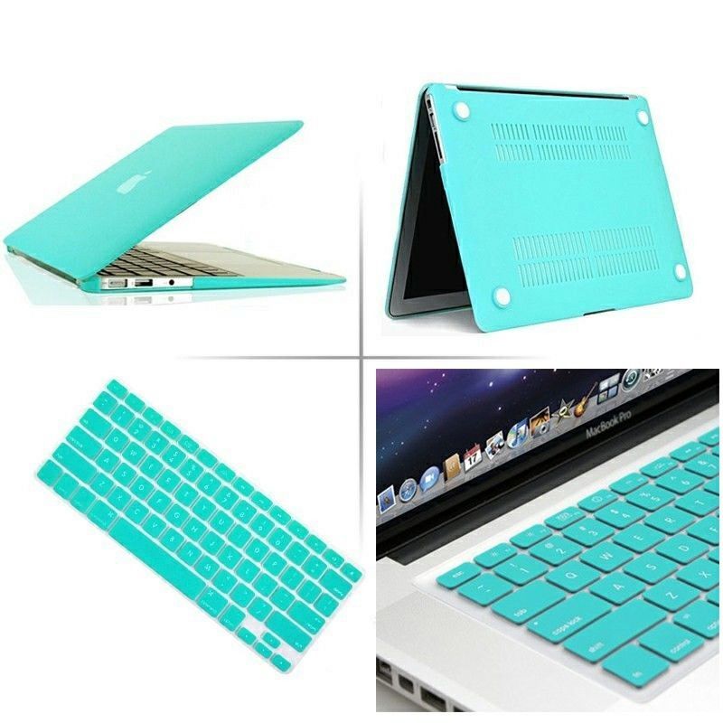 Rubberized Hard Case+Keyboard Skin Cover for 2018 Release Apple MacBook Air  Pro 13 15 inch Touch Bar Air 13 Touch ID A1932