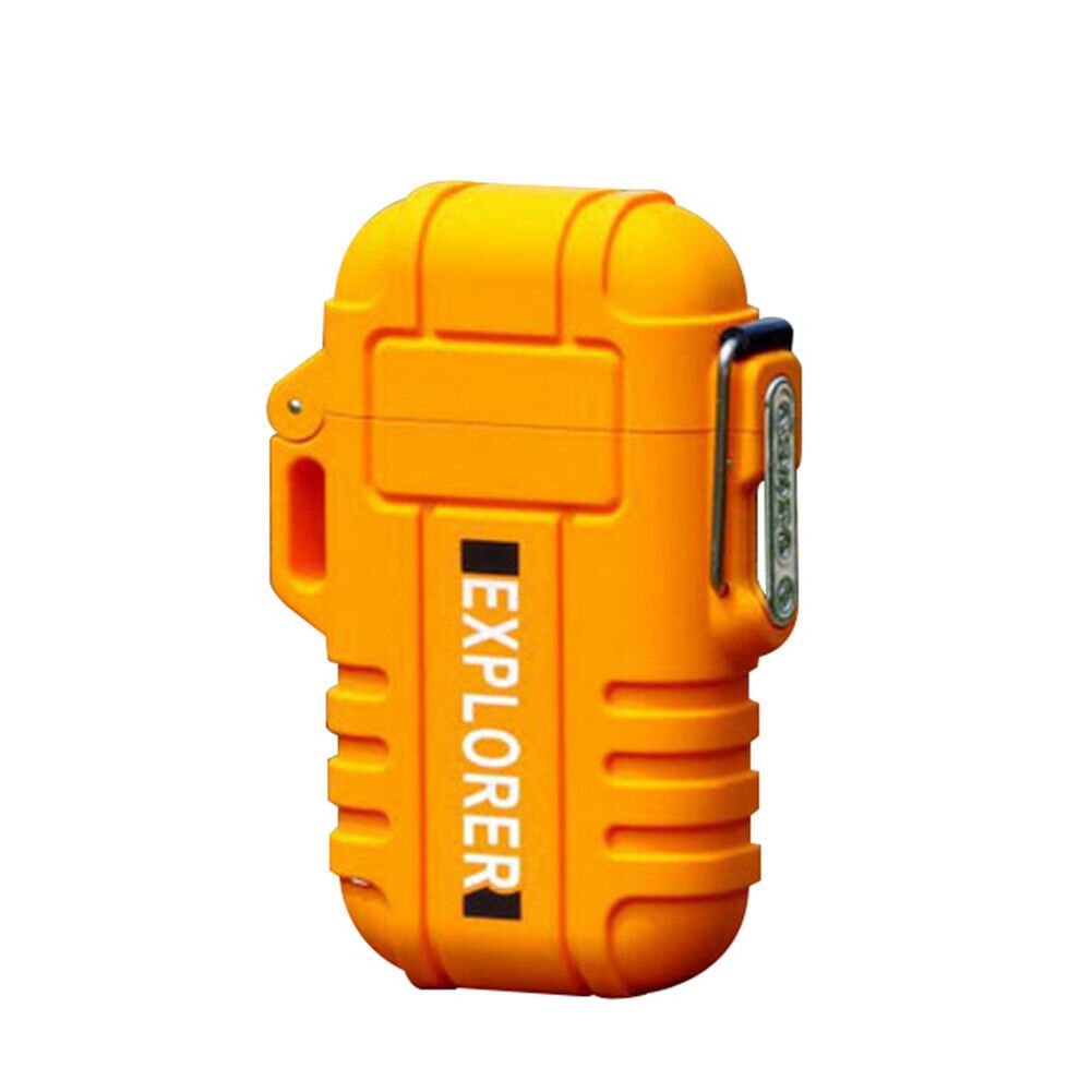 Yfashion Electric Lighter Dual   Plasma Rechargeable Windproof Flameless USB Lighter