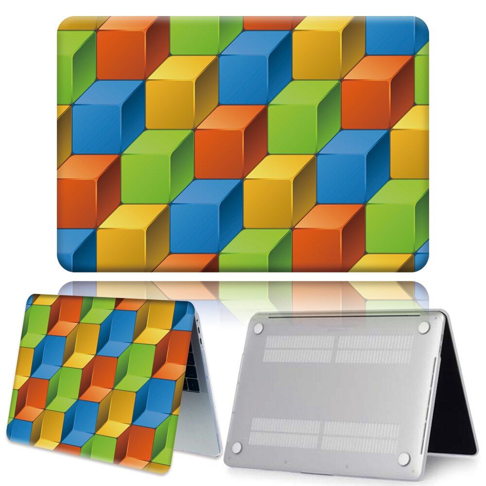 Laptop Case for Apple MacBook Pro 13/15/16 Inch/MacBook Air 11/13 Inch 3D Art Pattern Series Scratch Resistant Protective Shell