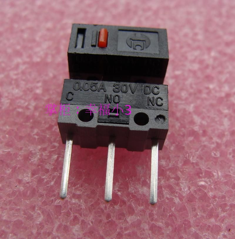 20pcs/lot  HUANO long pin (7.8mm) mouse micro switch silver contacts mouse button long lifetime