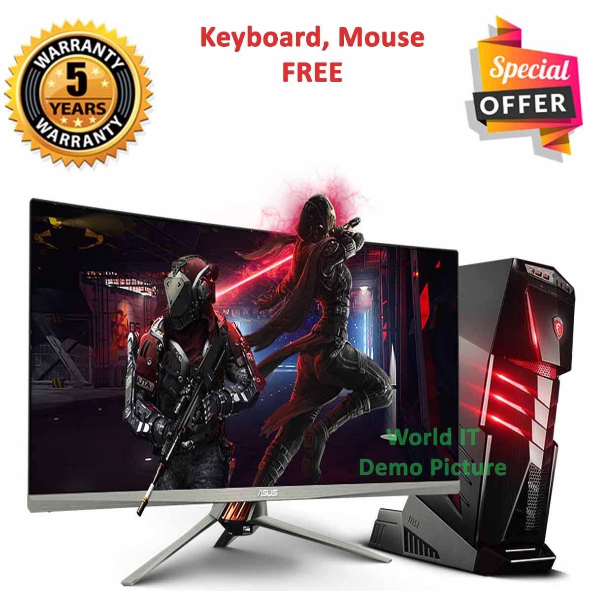Intel Core 2 Duo Ram 8Gb Hdd 1000Gb Graphics  Built In And Monitor 17  Pc Windows 10 64 Bit New Desktop Computer 2021