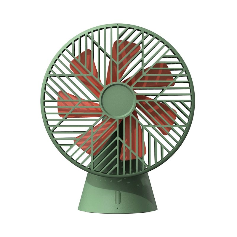 Xiaomi Sothing Desktop Fan Rainforest Version Mini Fan Rechargeable Handheld Removable Super Wind Silent Fan Cooler For Home