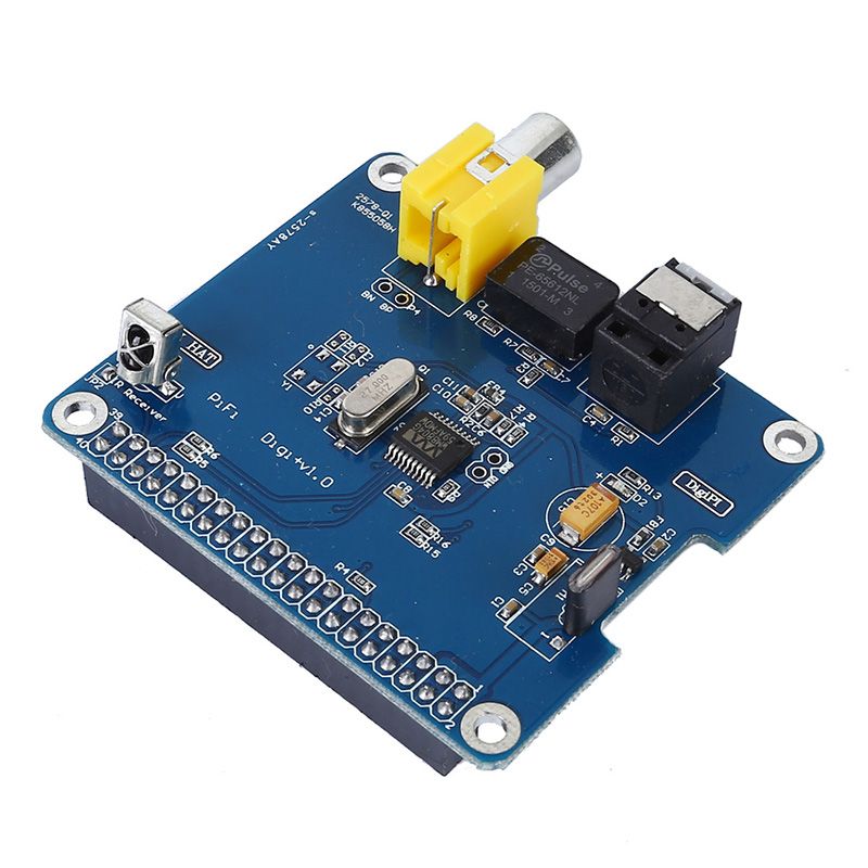 SC07 Raspberry Pi HIFI DiGi+ Digital Sound Card I2S SPDIF Optical Fiber for Raspberry pi 3 2 model B B+