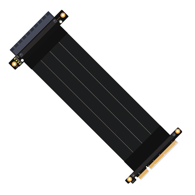 8X to 8X PCI-E Extension Cable 180° Ribbon Flexible Relocate Cable Adapter Converter