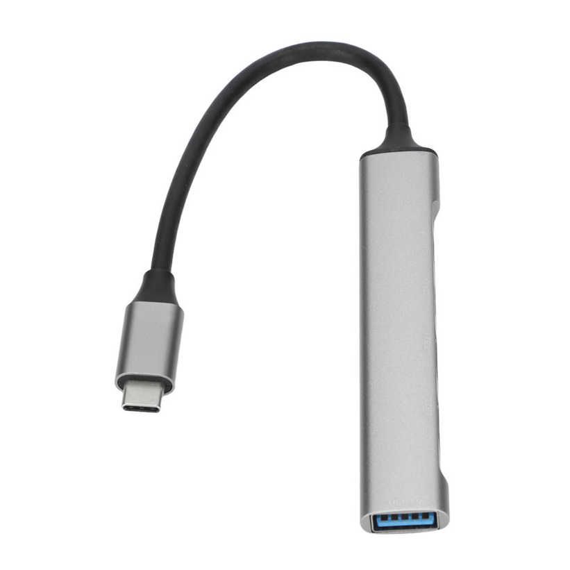 Sala Meng 5 in 1 Type C Hub Multiport 5Gbps Transmission Rate 60W PD Charge Aluminum Alloy Splitter