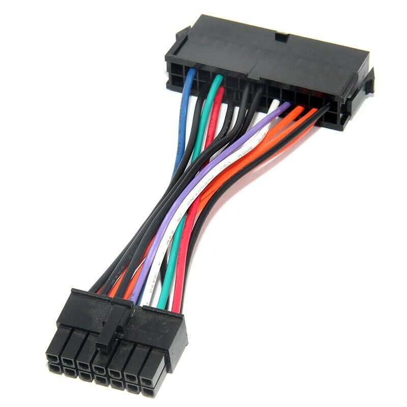 px 24Pin to 14Pin PSU Main Power Supply ATX Adapter Cable for Lenov Q77 B75 A75 GN