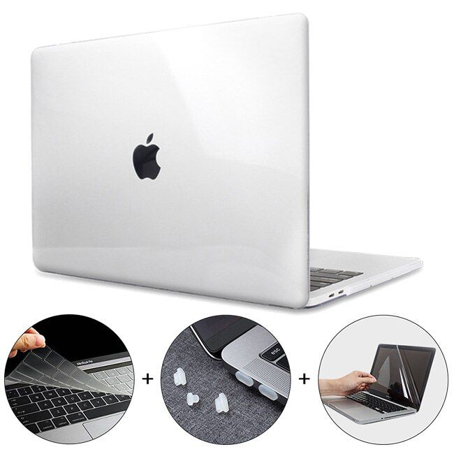 Sanmubaba Laptop Hard Case For Macbook Air Pro Retina 11 12 13 15 16 With Touch ID 2020 M1 13.3 Cover A2337 A2338 A1932 A2251