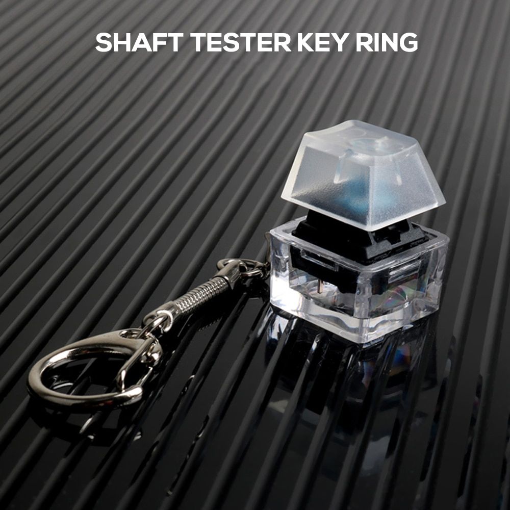 Mechanical Keyboard Switch Tester Keychain for Cherry MX Kailh Gateron Black Blue Red Brown Yellow Green White Milk Gray