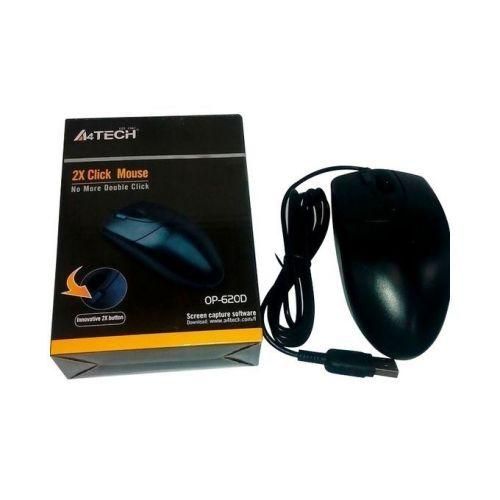 2x Click USB Mouse - Black