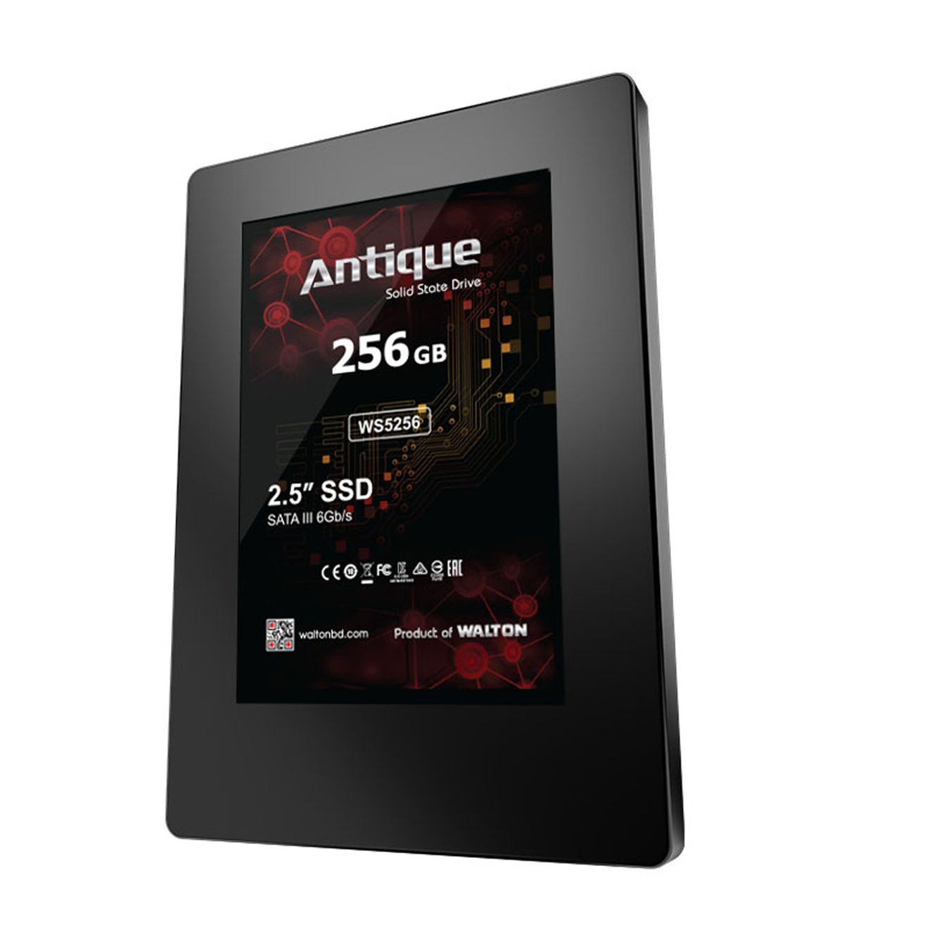 Walton Antique 256GB SATA III 6Gb/s 2.5 Inch SSD Black- WS5256