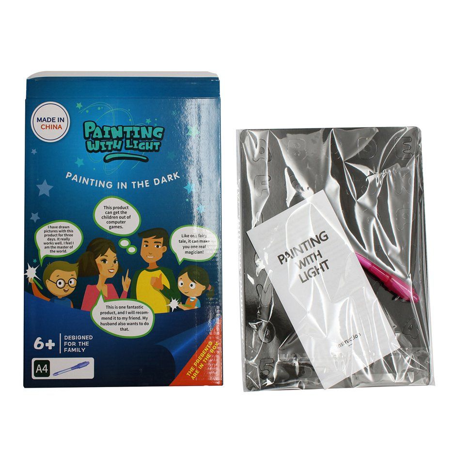 Draw With Light Fun Drawing Board Luminous Board English Version Board