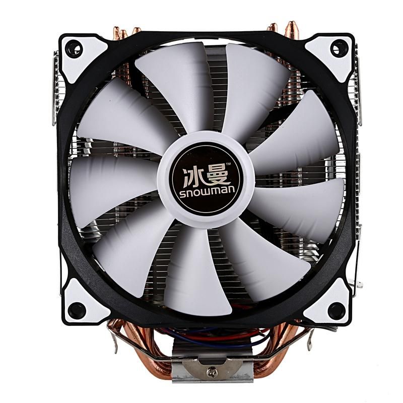 SNOWMAN CPU Cooler Master 5 Direct Contact Heatpipes freeze Tower Cooling System CPU Cooling Double Fan with PWM 2 Fans