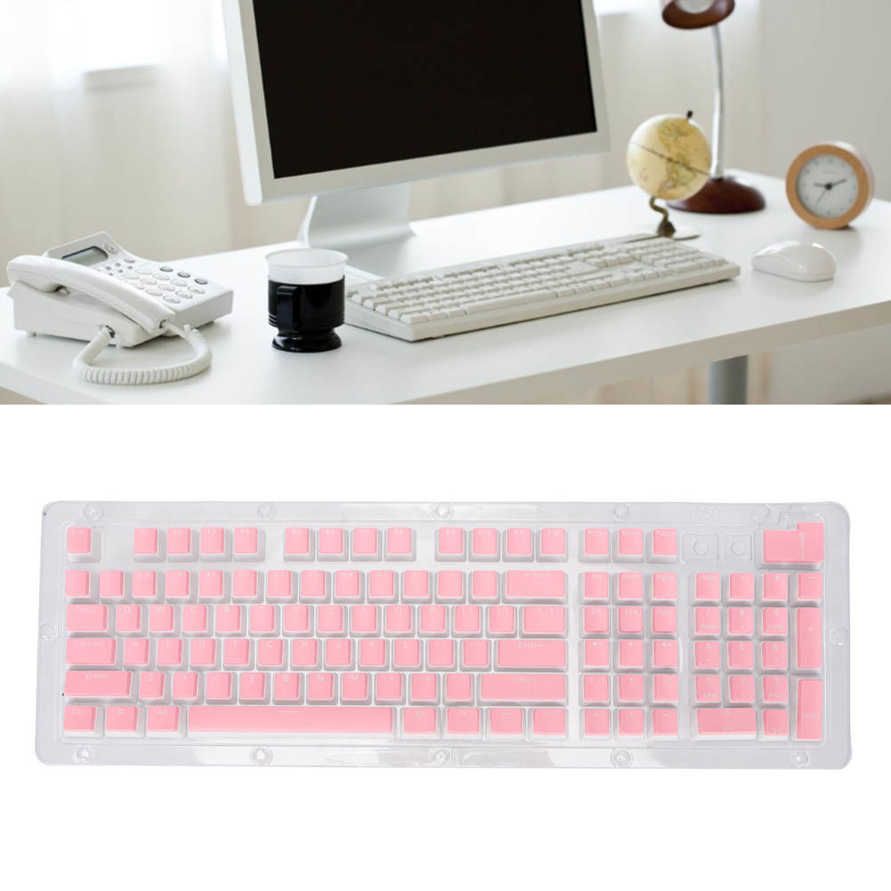 110 Keys Keyboard Keycaps FOS Step OEM Height 2 Color Injection Molding Computer Accessories