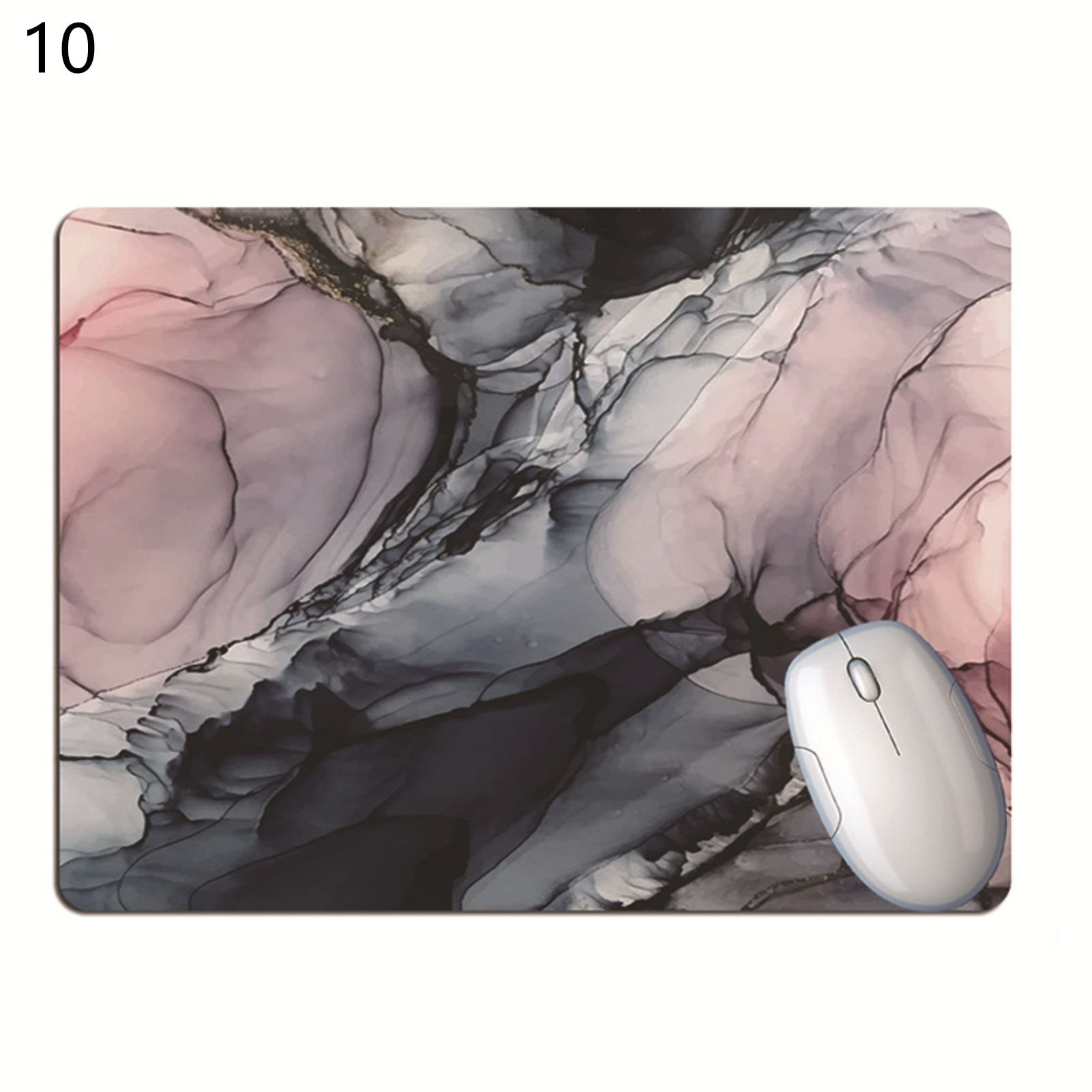 Desk Pad Flexible Oil Painting Clouds Mouse Wrist Support Mat