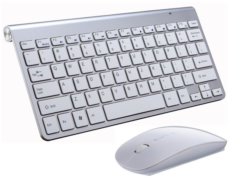 Yfashion 2.4G Wireless Keyboard Mouse Set ni Multimedia Keyboard Mouse Combo Set for Notebook Laptop Mac Desktop PC