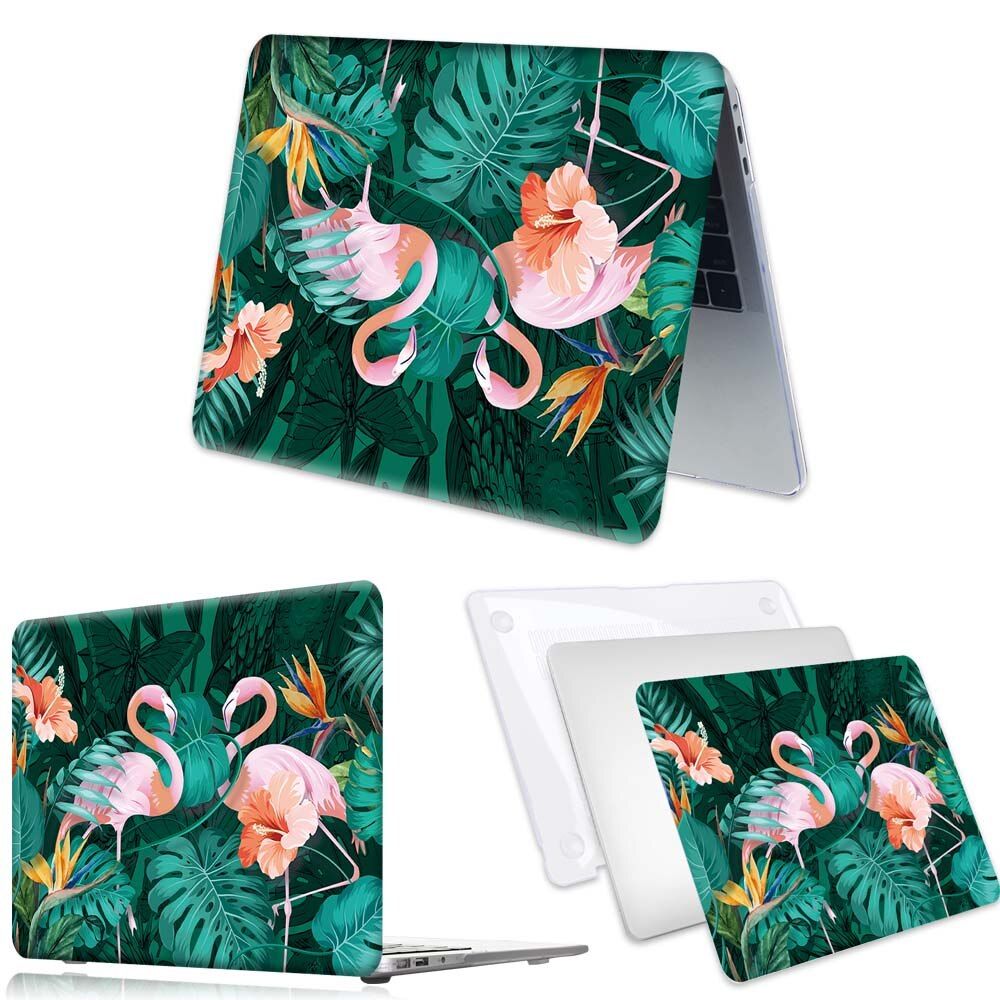 For Apple MacBook Pro 13/15/16 Inch/Macbook Air 13/11 Inch Laptop Case Flamingo Series Scratch-Resistant Hard Shell Case
