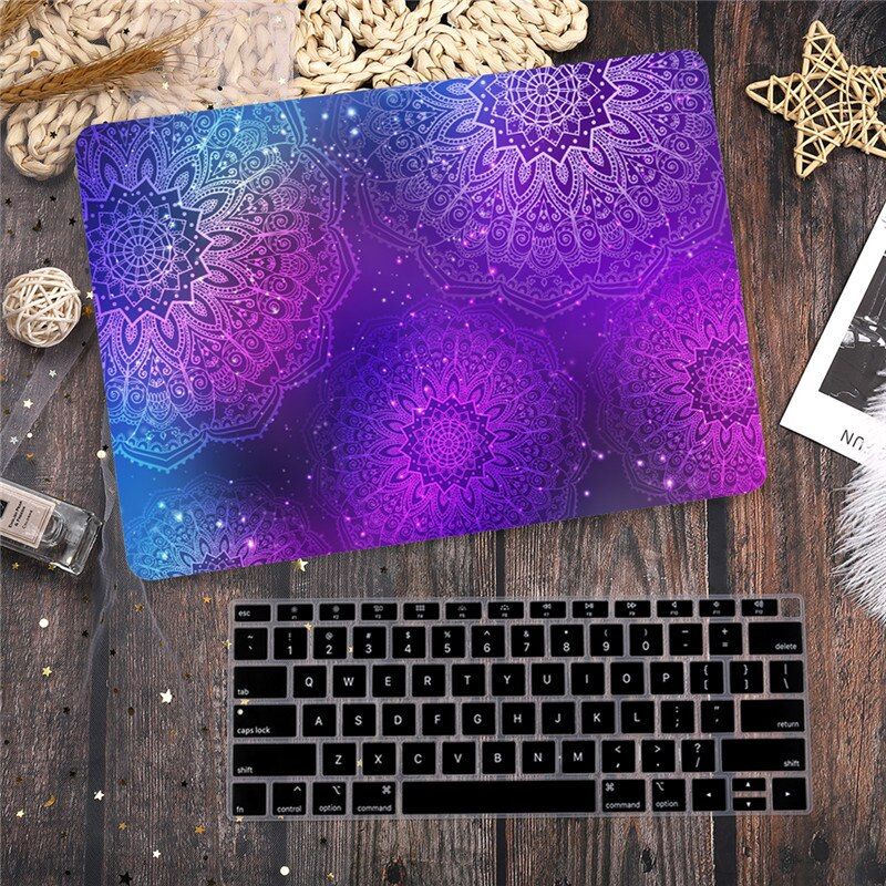 Matte Print Case for Macbook Air Pro 13 inch 2020 A2289 Mac Book Retina Pro 13.3 15" Touch bar A1989 A2289+Keyboard Cover