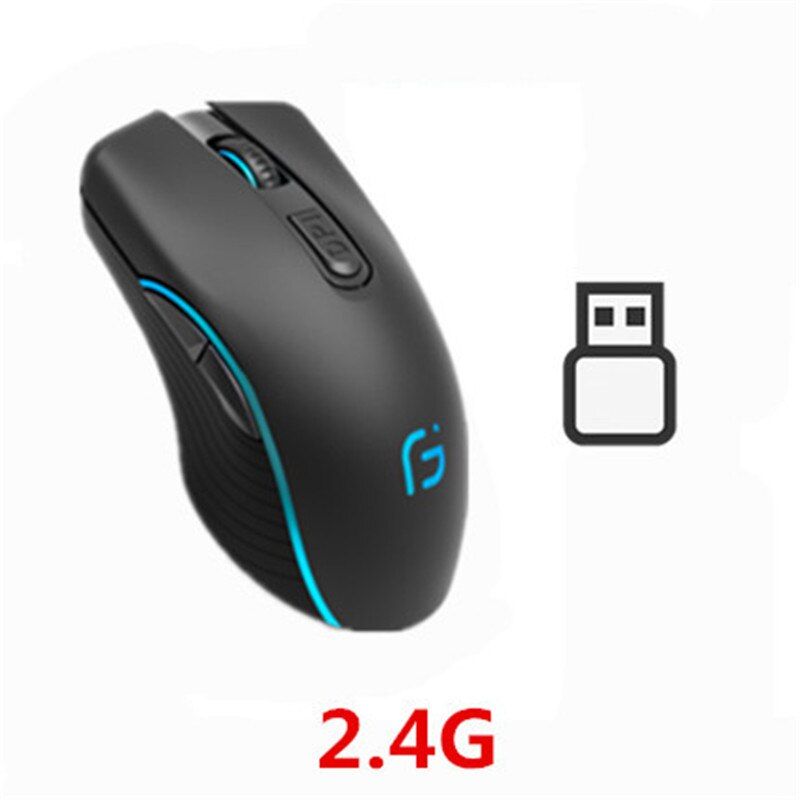 X9 Computer Mouse Bluetooth 4.0+ 2.4Ghz Wireless Dual Mode 2 In 1 Mause 2400DPI Ergonomic Portable Optical for PC/Laptop