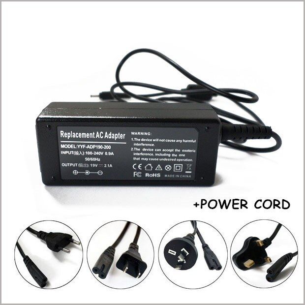 Power Adapter 19V 2.1A Carregador Notebook For Laptop Samsung NP900X1A-A01US NP900X1A-A01 NP900X1AA01US NP900X1B