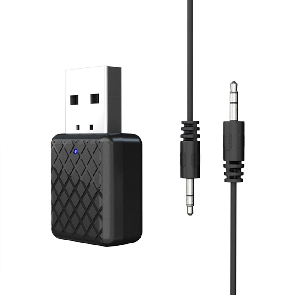 Mini 3.5mm AUX Stereo Car TV Wireless Bluetooth-compatible 5.0 Transmitter Receiver Adapter