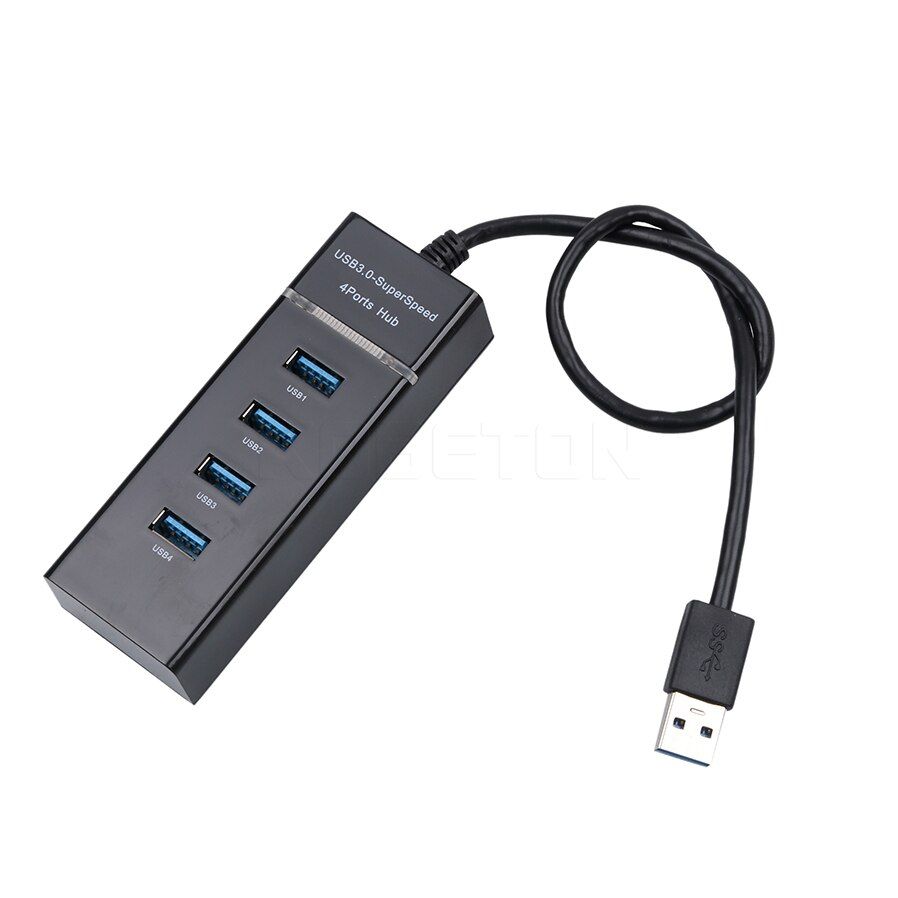Portable 4 Ports High Speed HUBs Hi-Speed 4 Port USB 3.0 Multi HUB Splitter Expansion For Desktop PC Laptop Adapter USB HUB