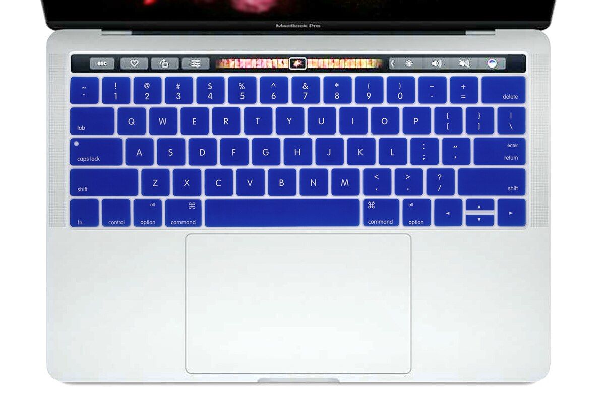 HRH Silicone US Keyboard Cover Skin Protector For Macbook Pro 13.3 A1706 A1989 A2159 and 15.4 Inch A1707 A1990 US Version